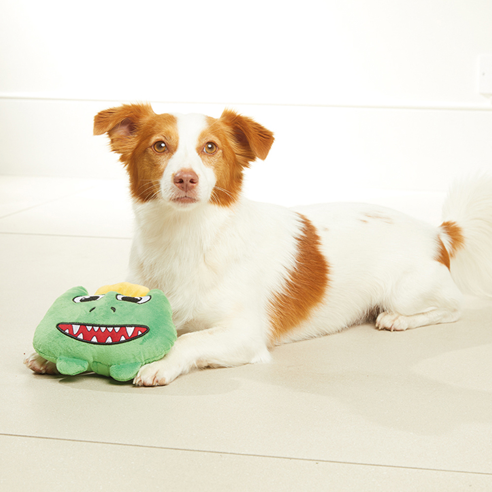 JML Chuckle Chums Dino Interactive Dog Toy Image 2