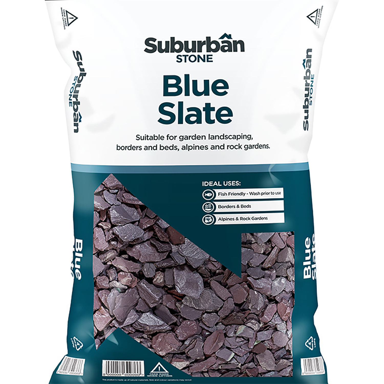 Suburban Stone Blue Slate Chippings 20kg Image 1