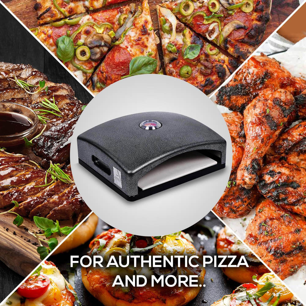 Haven Mini Outdoor Ceramic Pizza Stone BBQ Oven Image 8