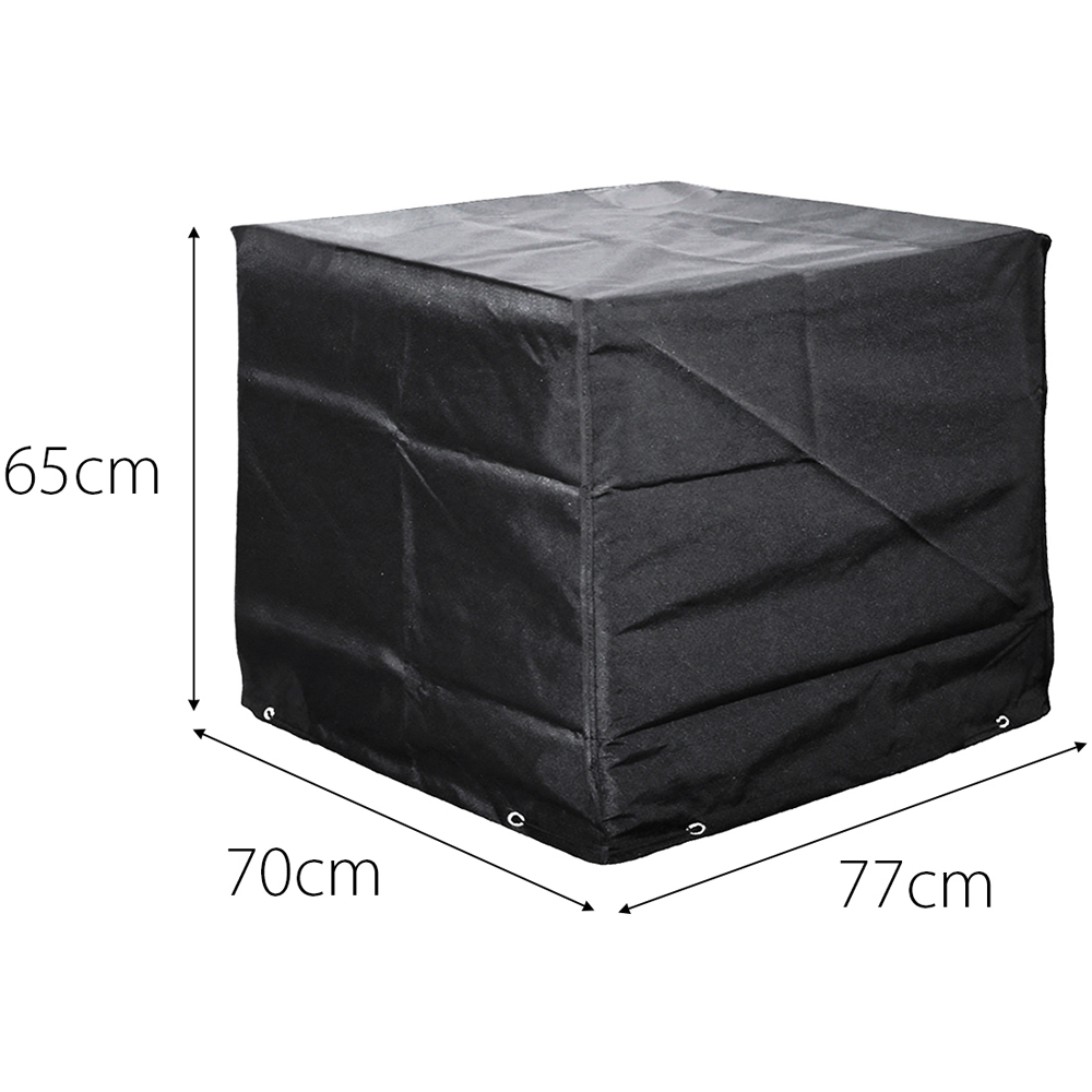 Cozy Bay EZBreathe Malta 9 Seater Black Furniture Set Cover Image 6