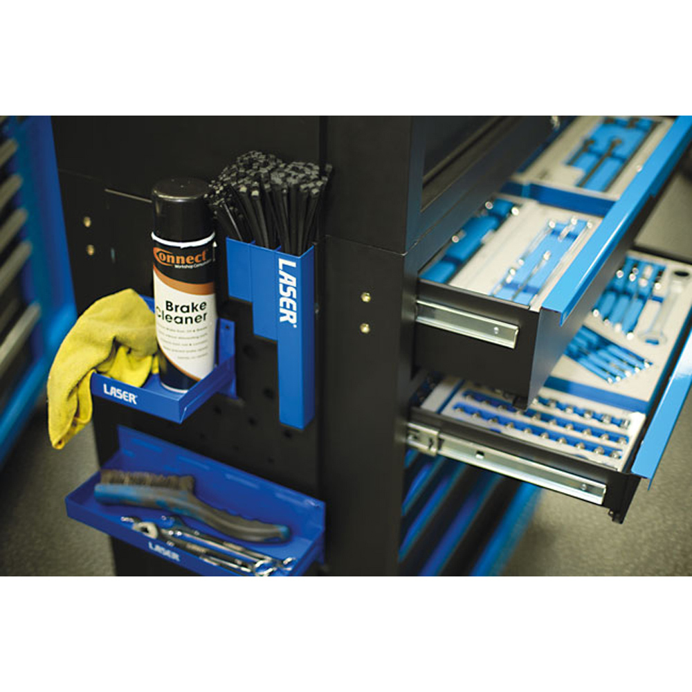 Laser 8795 200 Piece Magnetic Blue Cable Tie Holder Image 2