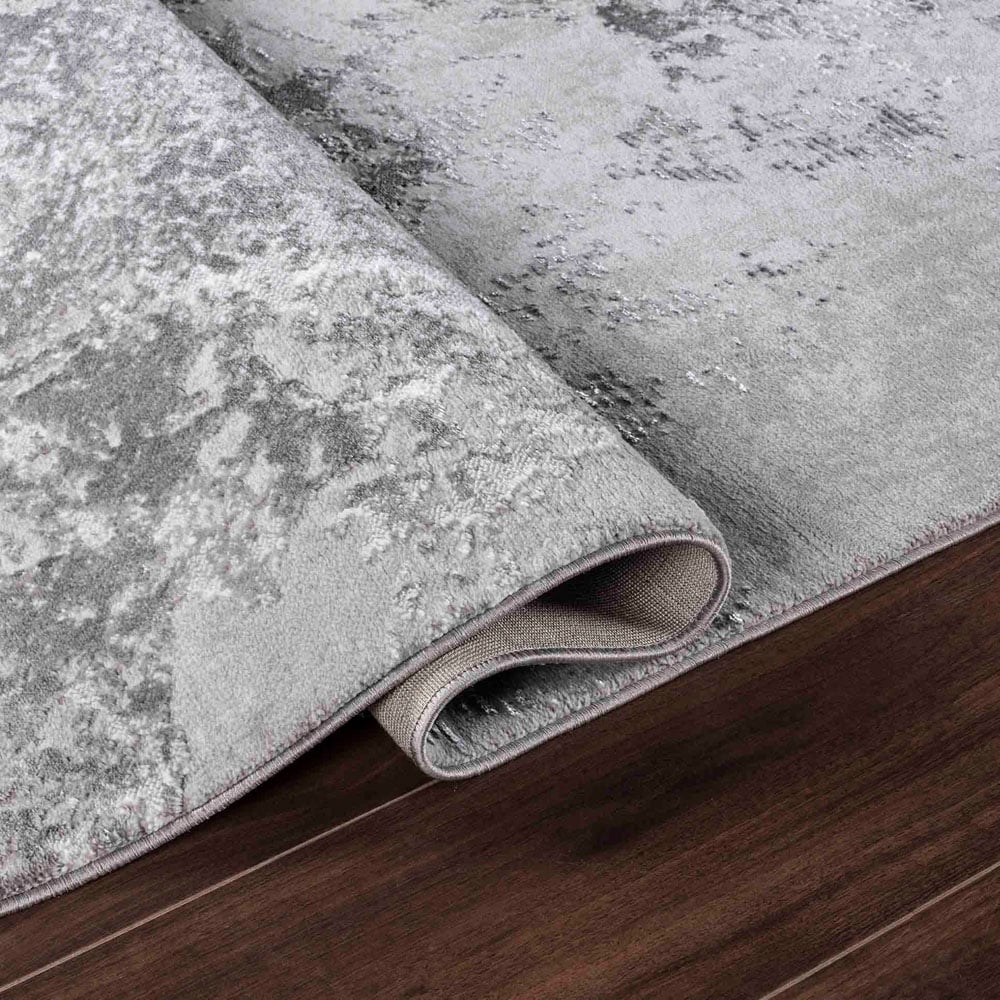 Desire Rugs Serenity Grey Abstract Sprayed Grunge Texture Rug 160 x 230cm Image 3