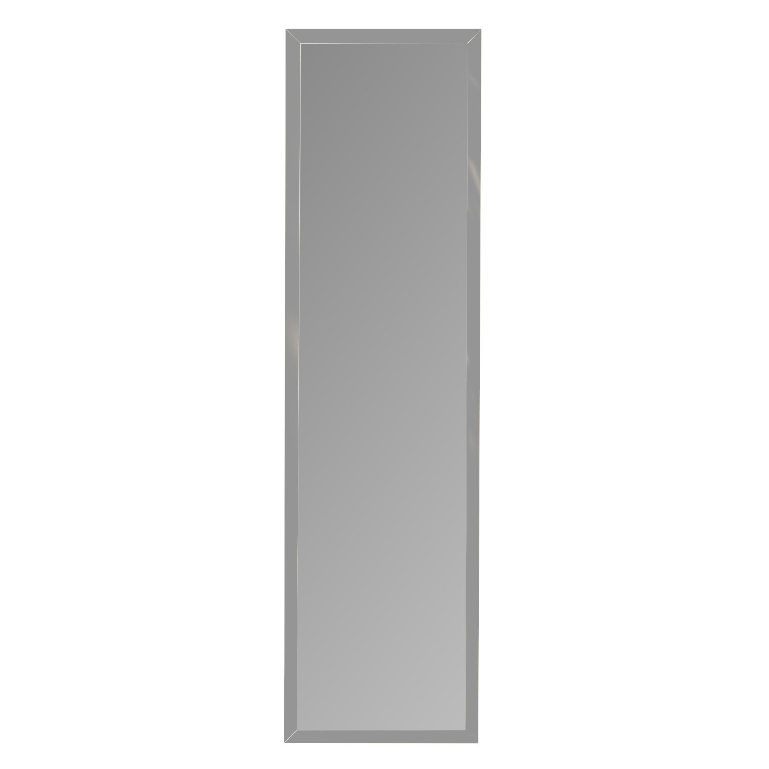 Single Metallic Over Door Mirror 123.8 x 33.8cm in Assorted styles Image 2