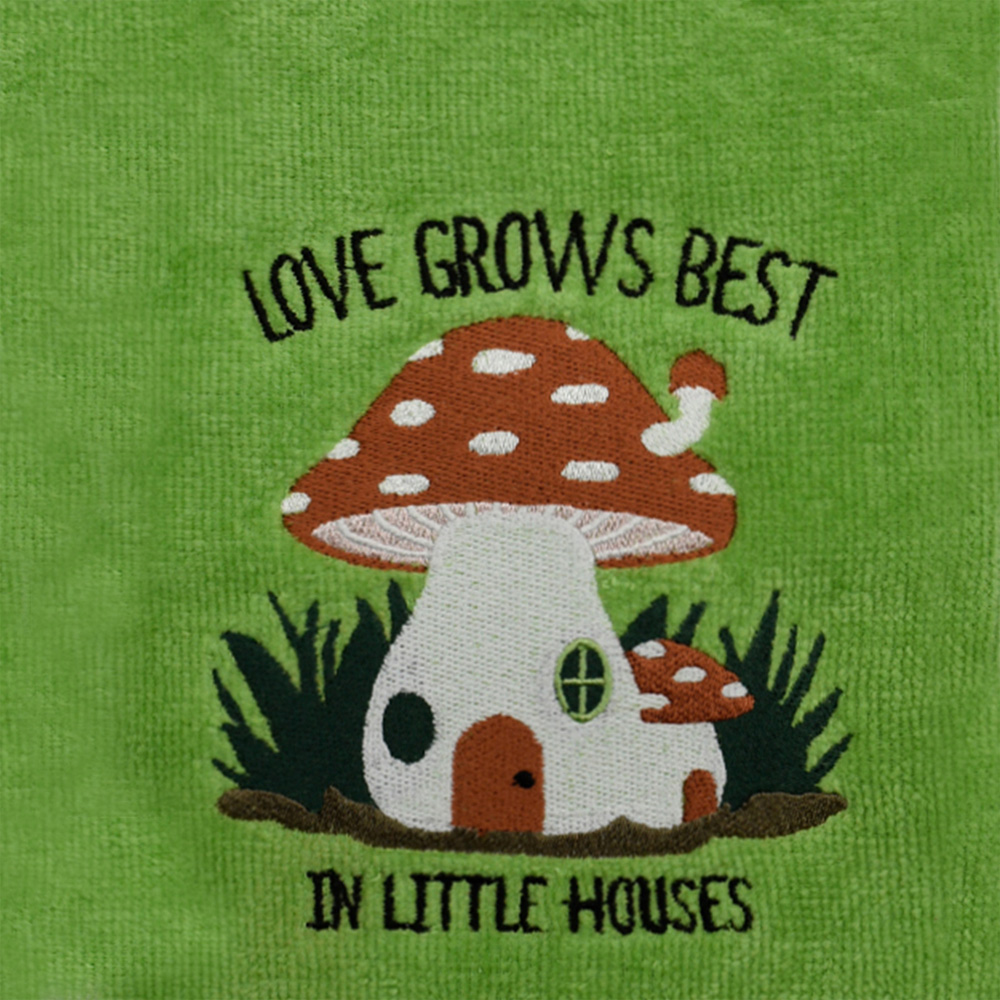 Kitchen Trends 3 Piece Mushroom Home Tea Towel Set Image 4