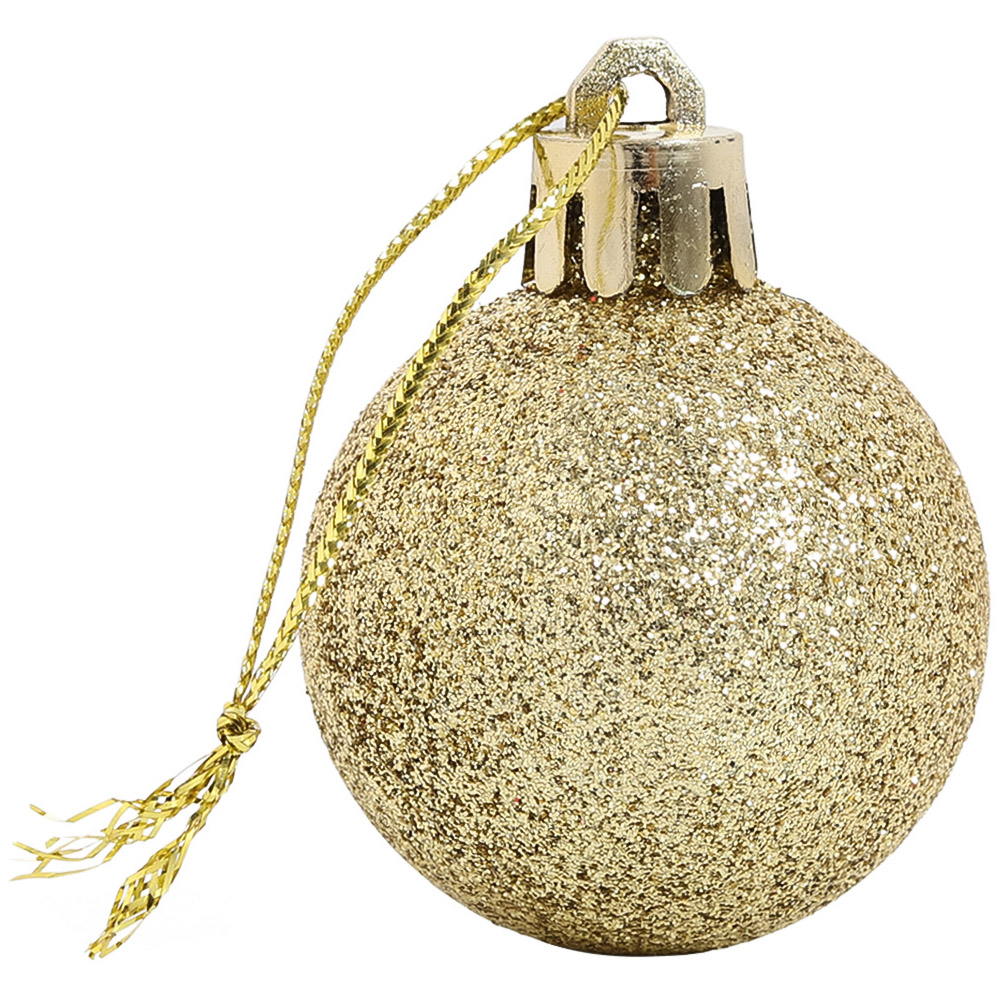 Living and Home Gold Bauble 36 Pack Image 4