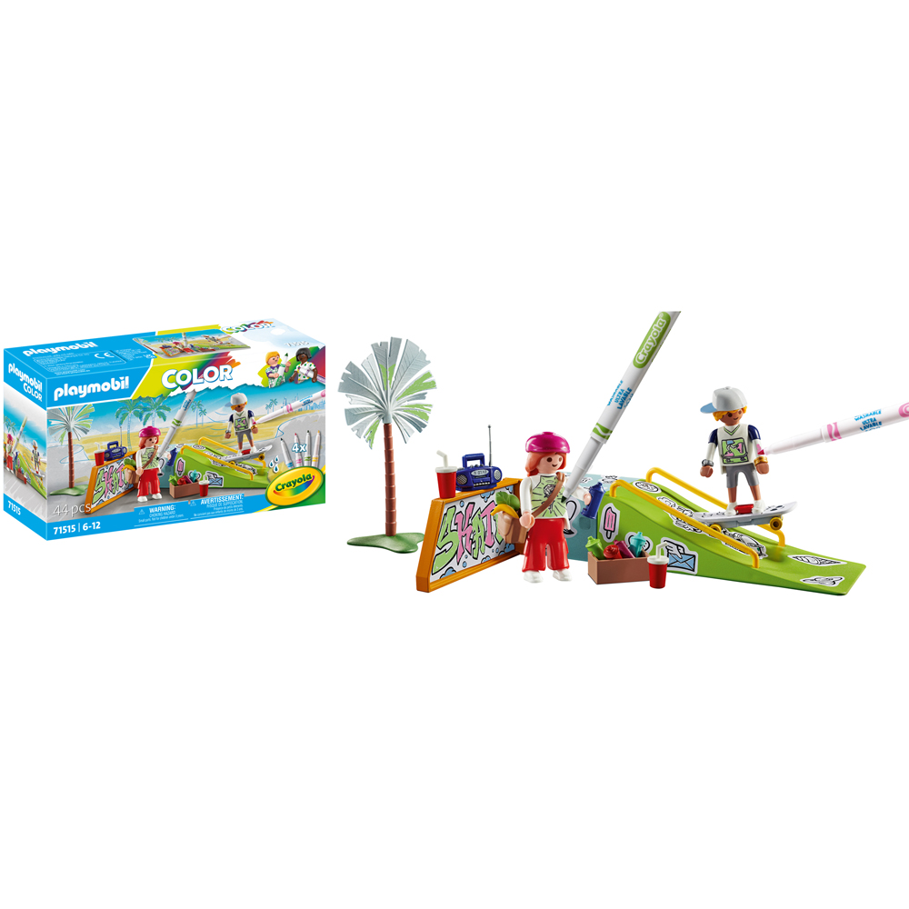 Playmobil Colour Skate Park Playset 44 Piece Image 4