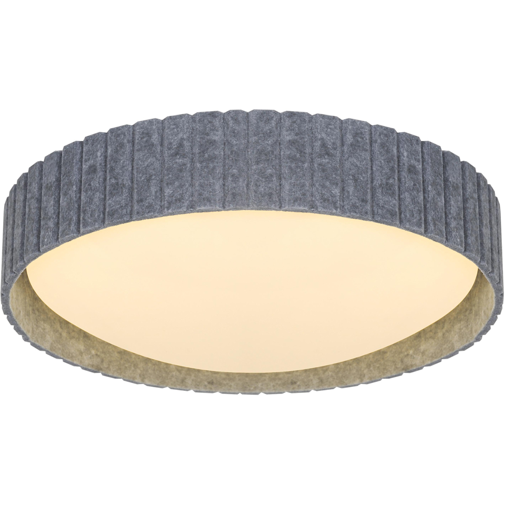 Nordlux Corato Grey Flush Mount Ceiling Light Image 1