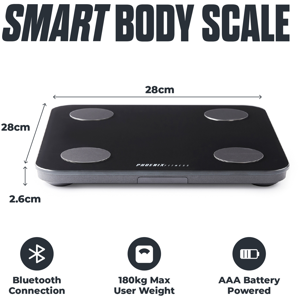 Phoenix Fitness Smart Body Fat Scale with 14 Measurements Image 5