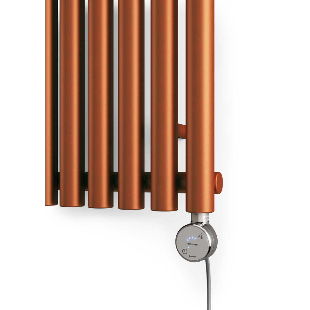 Terma Rolo Room True Copper Electric Radiator Bluetooth 1000W 1800 x 480mm Image 5