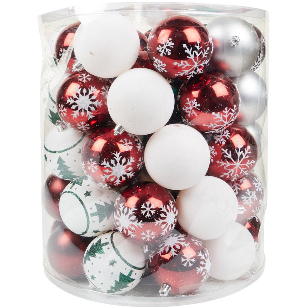 Set of 70 Santa's Chalet Bauble Drum Image 8