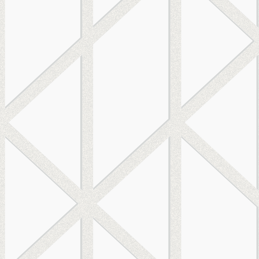 Superfresco Easy Geo Panel White Wallpaper Image 1