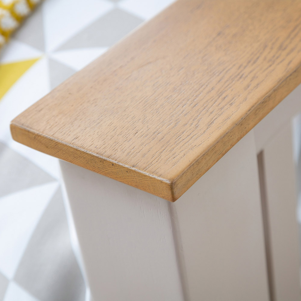 Julian Bowen Richmond Double Elephant Grey High Foot End Bed Frame Image 6