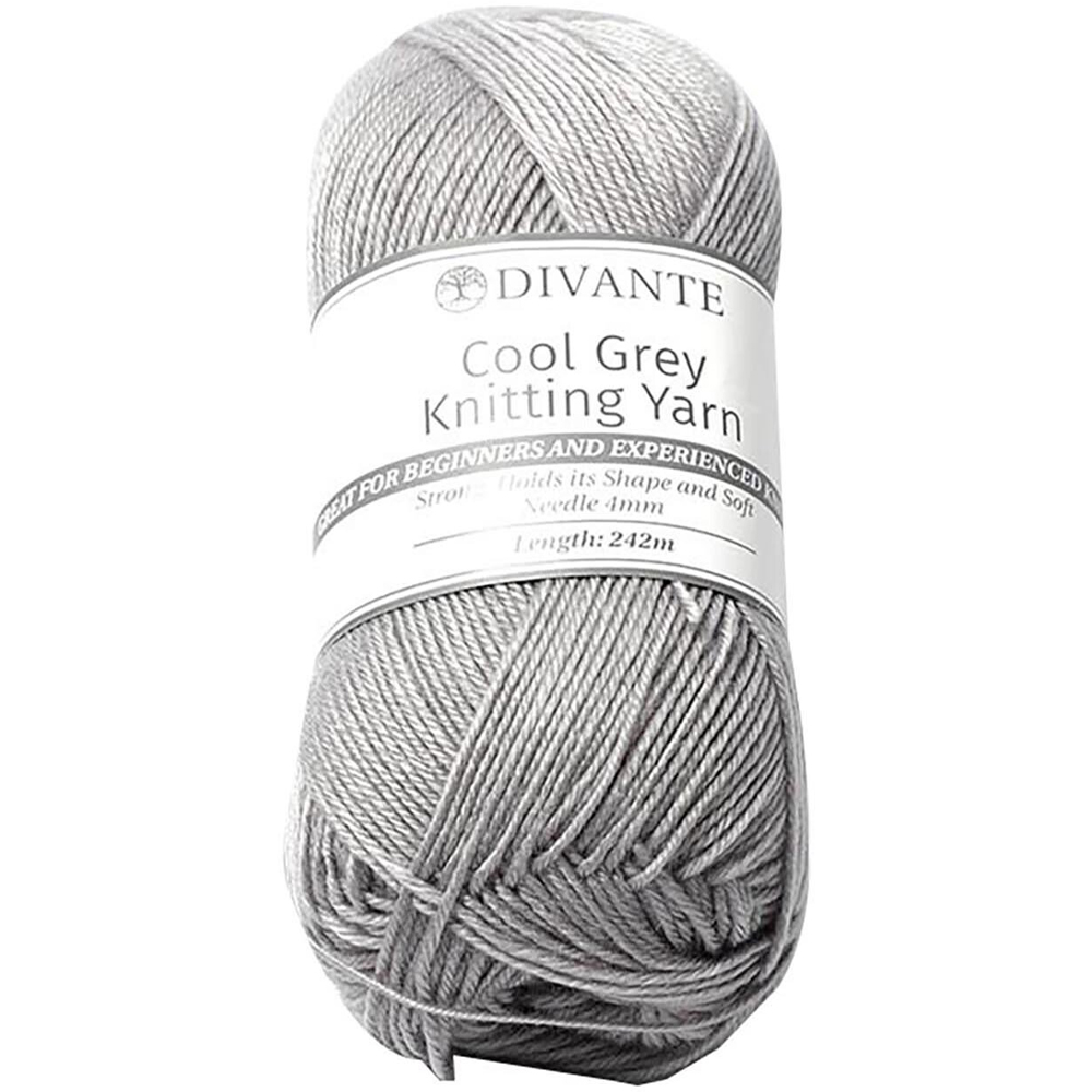 Divante Basic Knitting Yarn - Cool Grey Image