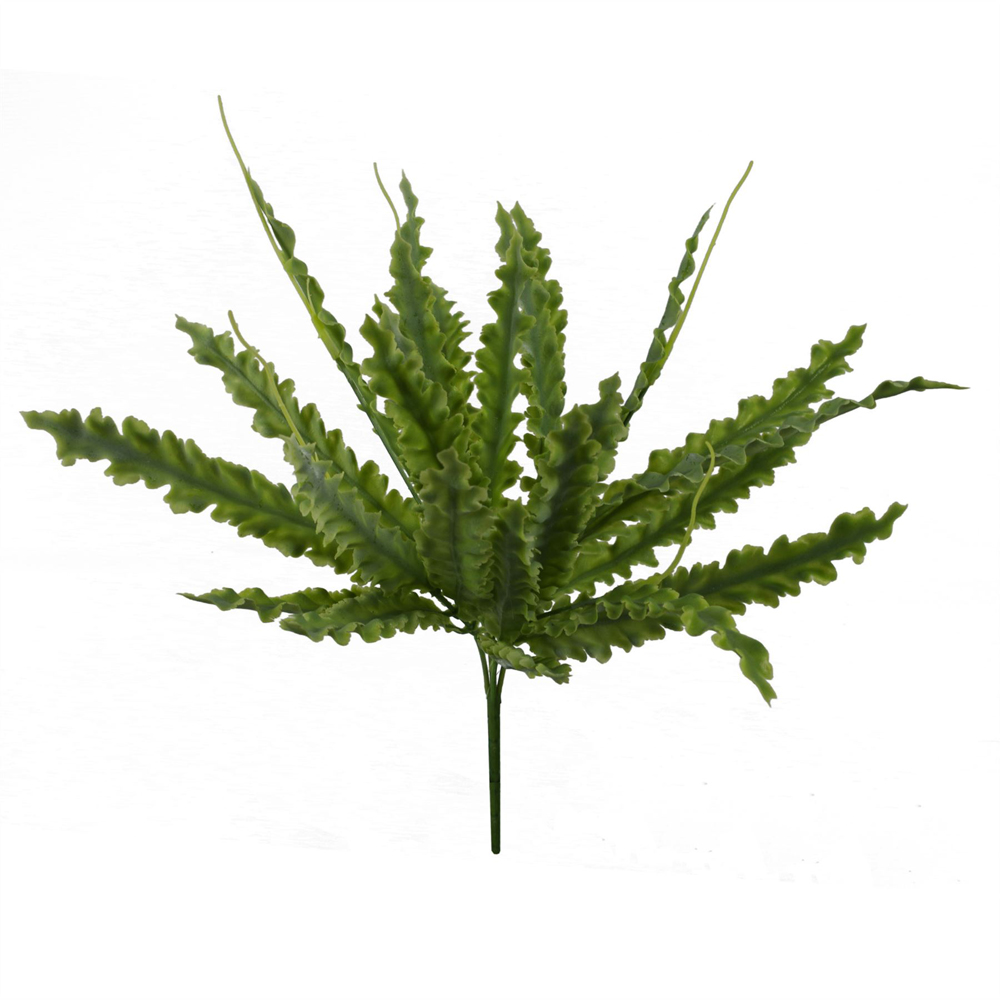 Leaf Gold Hammered Straight Edge Metal Bowl Planter 32 x 20cm Image 3