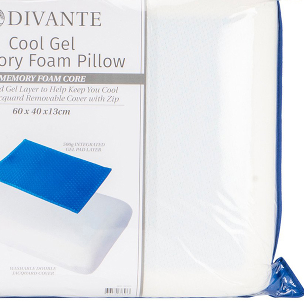 Divante Cool Gel Memory Foam Pillow Image 3
