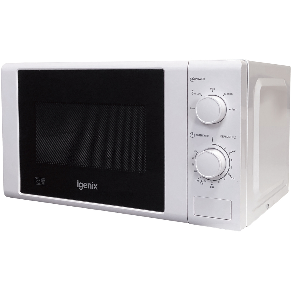 Igenix IGPK31 White 20L Microwave with Steam Iron 1600W 2 Slice Toaster and 1.7L Kettle Set Image 4