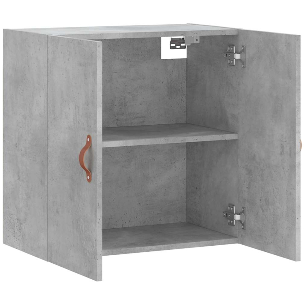 vidaXL 2 Door Concrete Grey Wall Cabinet Image 6