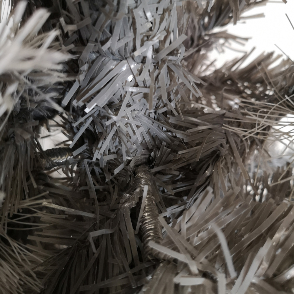 Premier Silver Wrapped PVC Branches Indoor Christmas Tree Arch 7.5ft Image 4