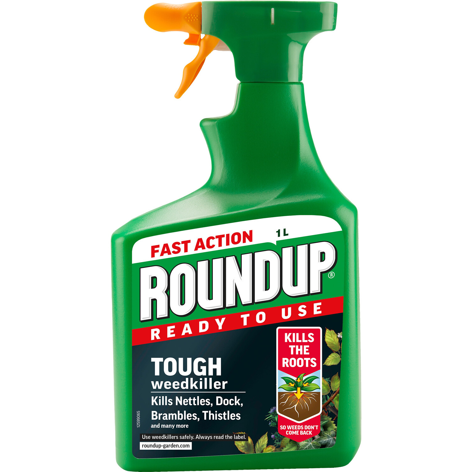 Roundup Tough Ready to Use Weed Killer 1L Image 1