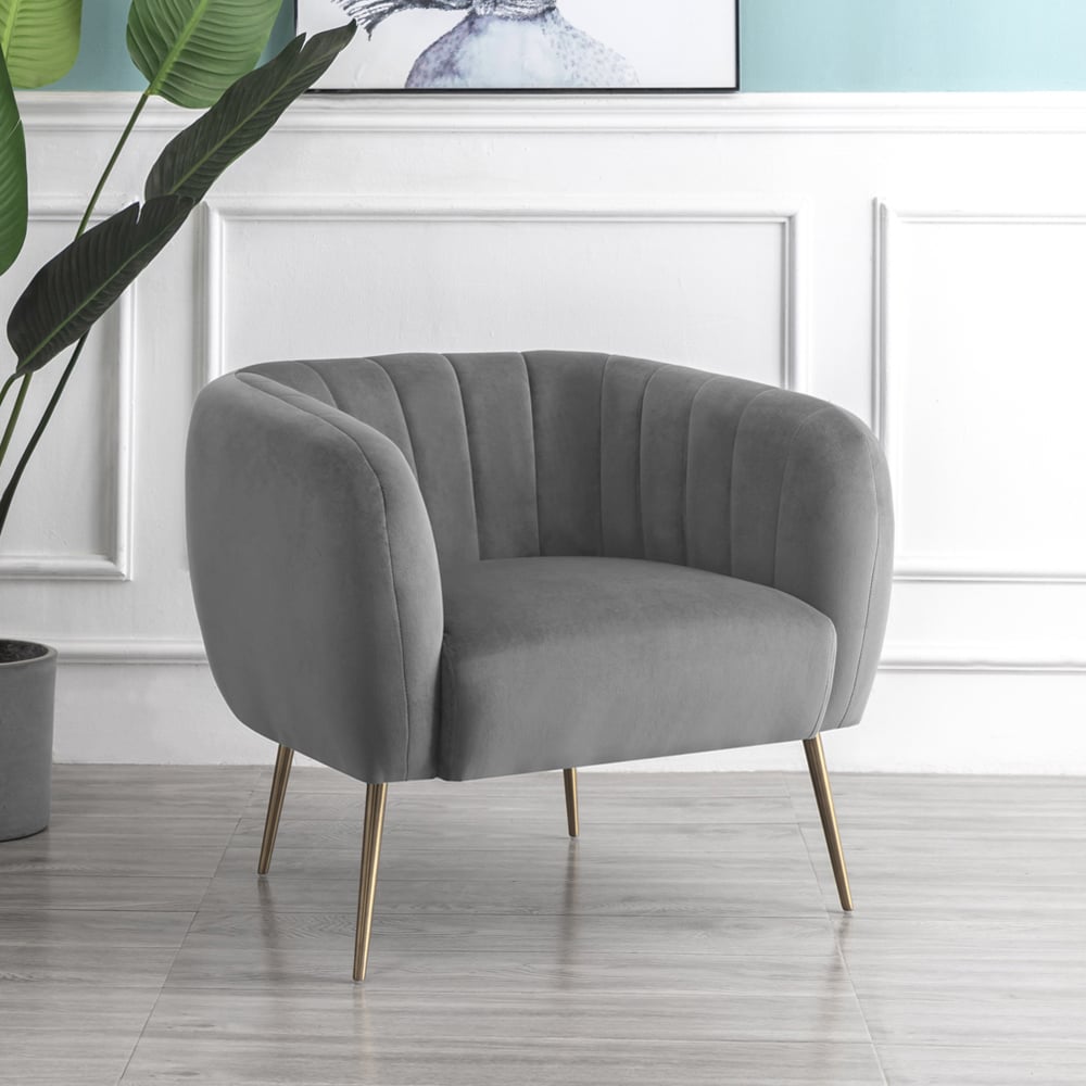 Artemis Home Matilda Grey Accent Chair Image 3