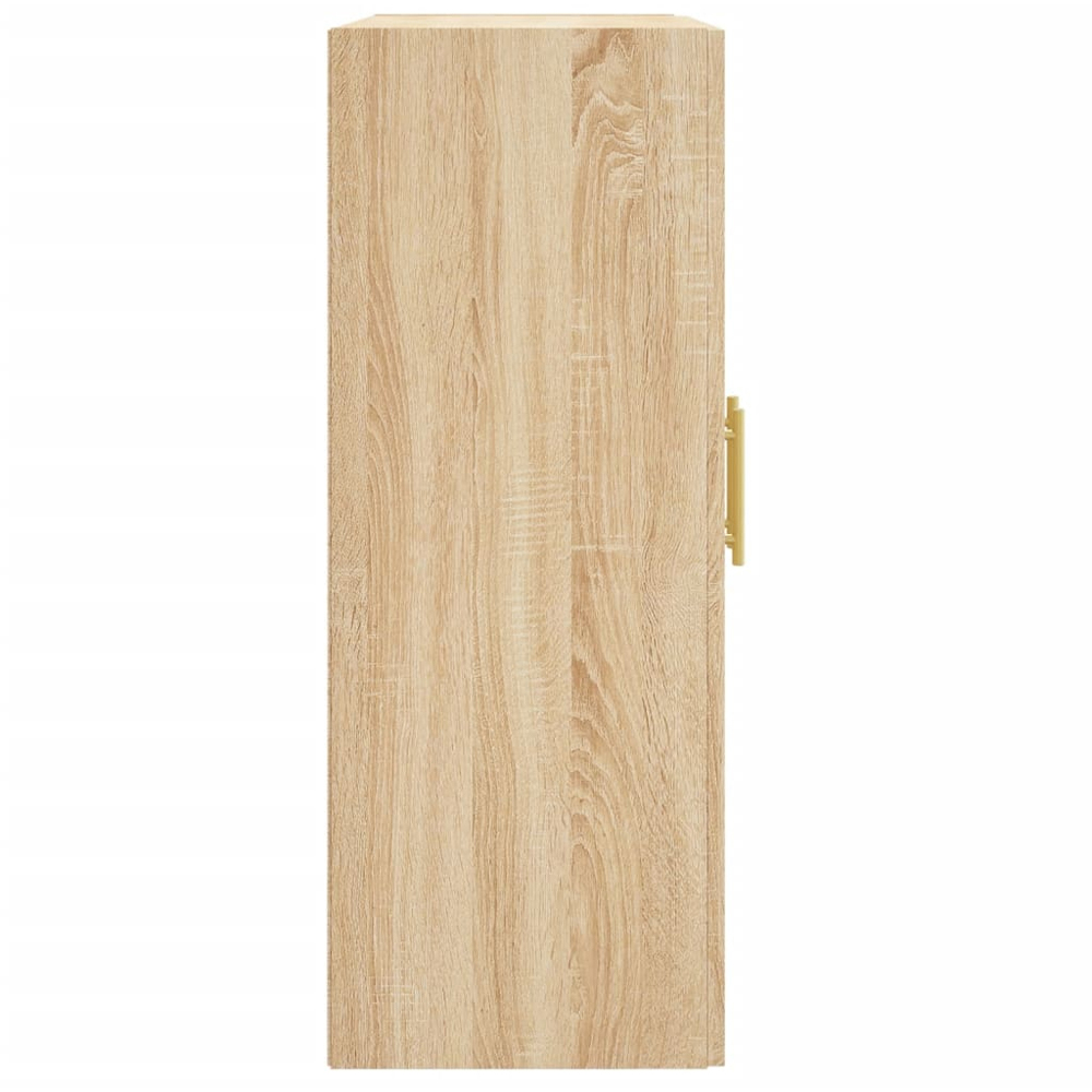 vidaXL 2 Door Brown Sonoma Oak Wall Mounted Cabinet 2 Pack Image 7