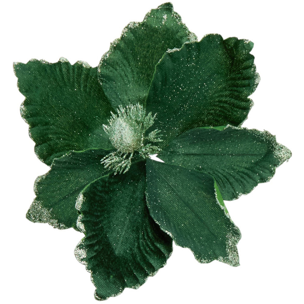 Dark Green Flower ClipDark Green Image