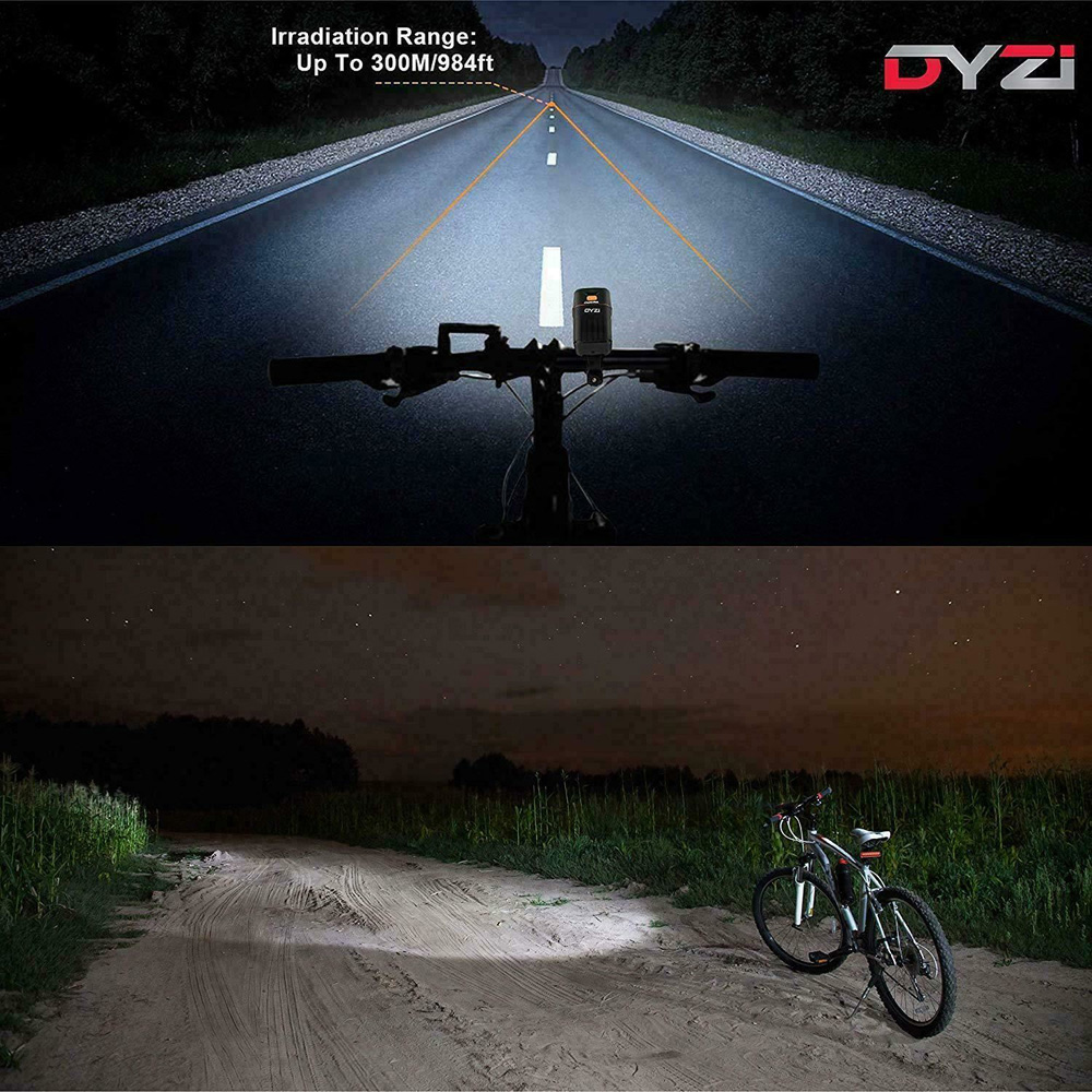 Dyzi Rechargeable Front and Rear Bike Light Set Image 5