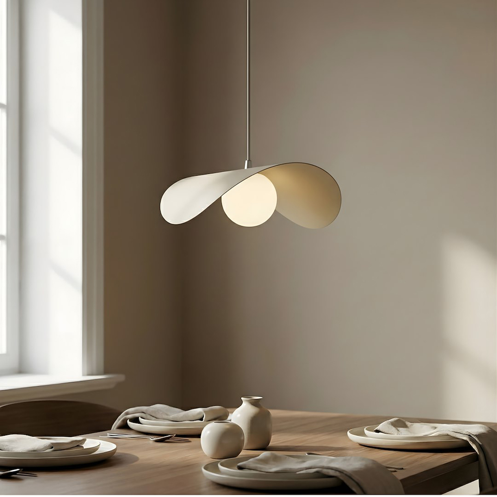Emibig Ritual Beige G9 Medium Ceiling Pendant Light Image 4