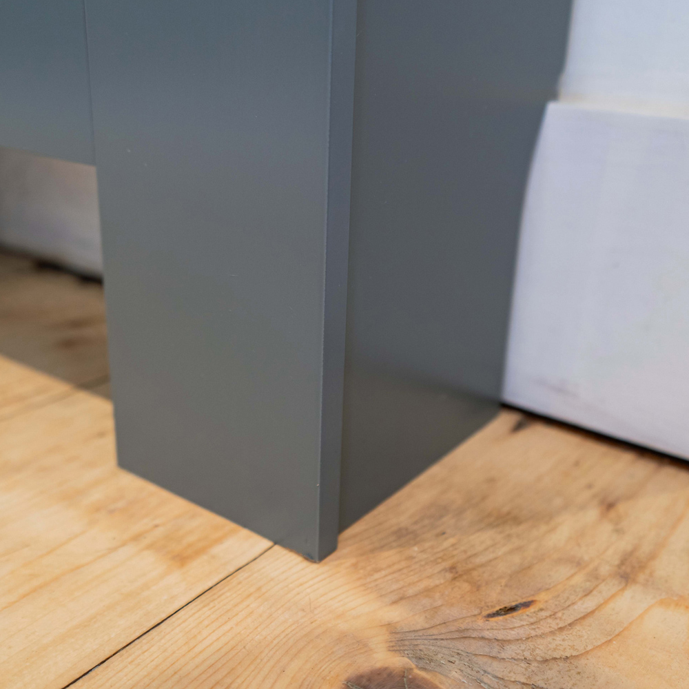 Jack Stonehouse Matt Grey Diamond Grill Radiator Cover Adjustable Image 5