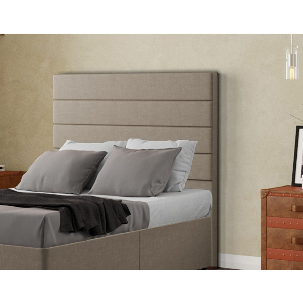 Eleganza George Single Malham Weave Mink Floor Standing Headboard Image 5