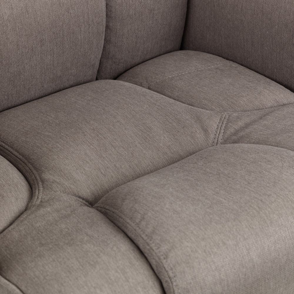 Julian Bowen Malmo Grey Swivel Recliner Chair and Footstool Image 6