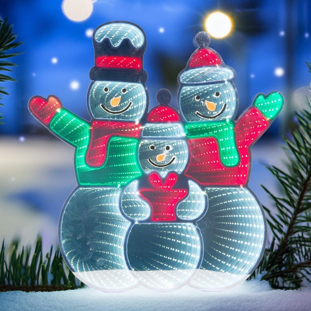 3 Snowmen Infinity LightSilver Image 1