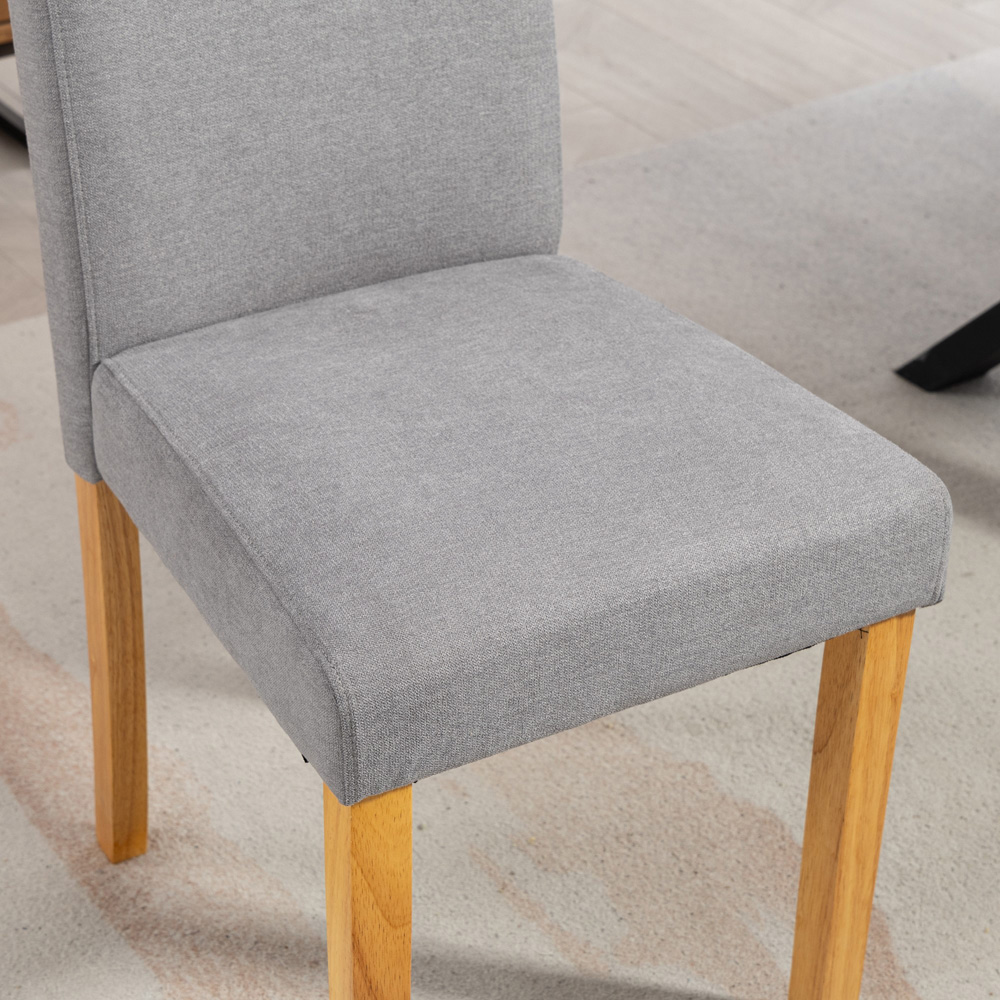 Artemis Home Almont Set of 2 Grey High Back Dining Chairs Image 2