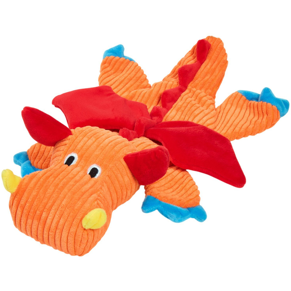 Unstuffed Multi Texture Dragon Pet Toy Image 2