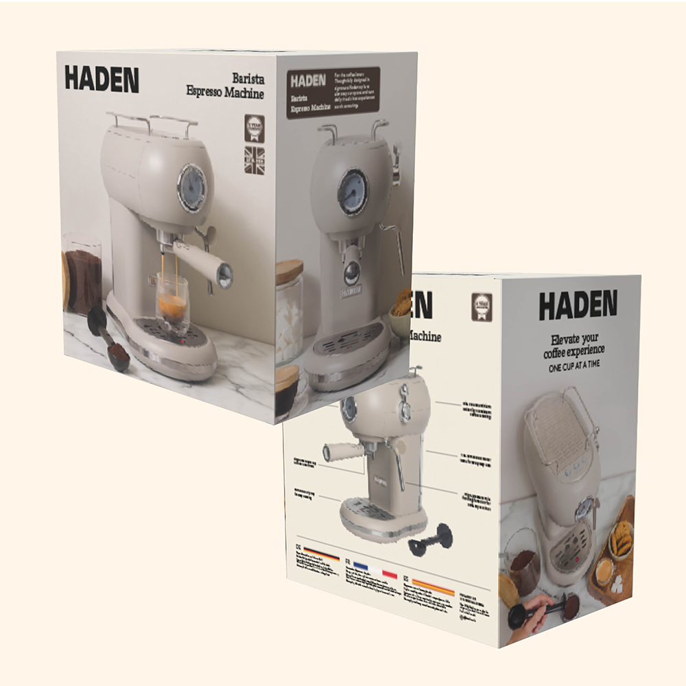 Haden Barista Pro 215789 15 Bar Putty Espresso Machine Image 8