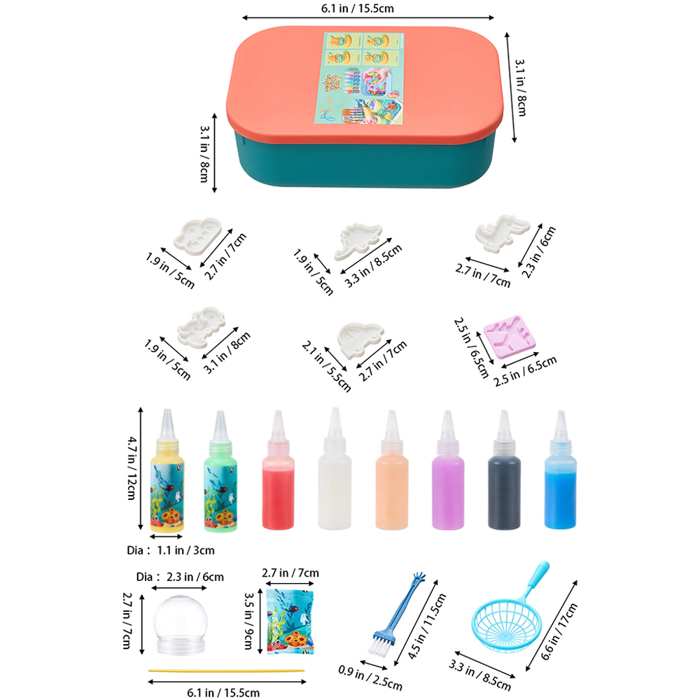H&O Direct Car and Dinosaur Theme DIY Water Gel Craft Kit Image 6