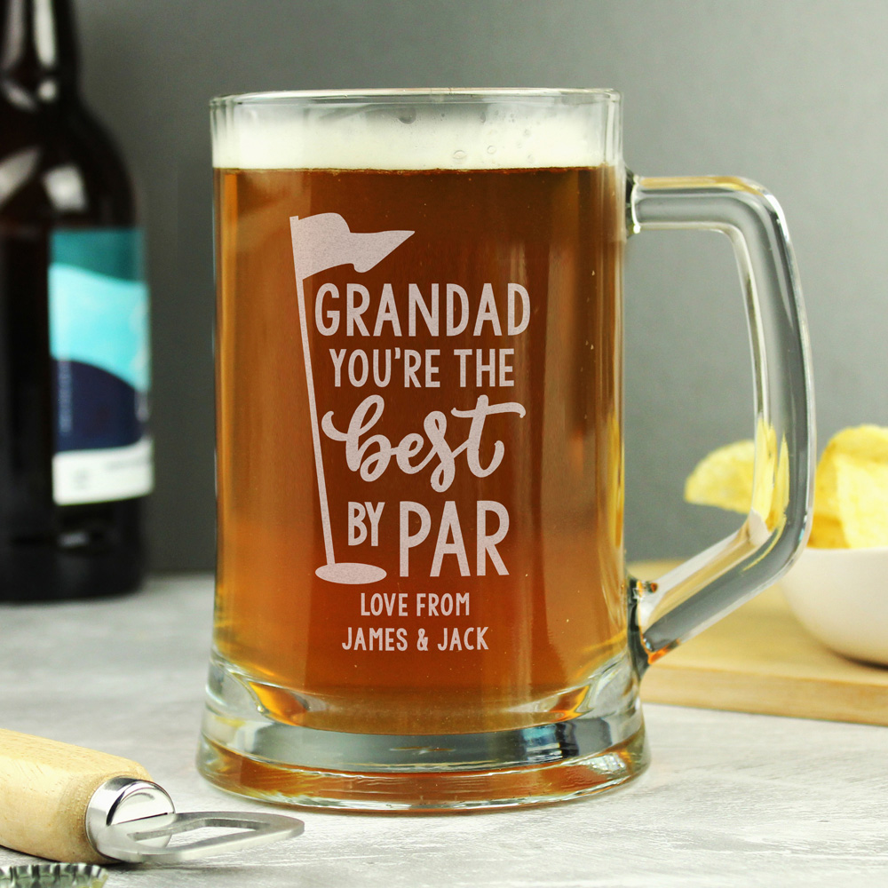 Personalised Memento Company Personalised Best By Par Tankard Image 2