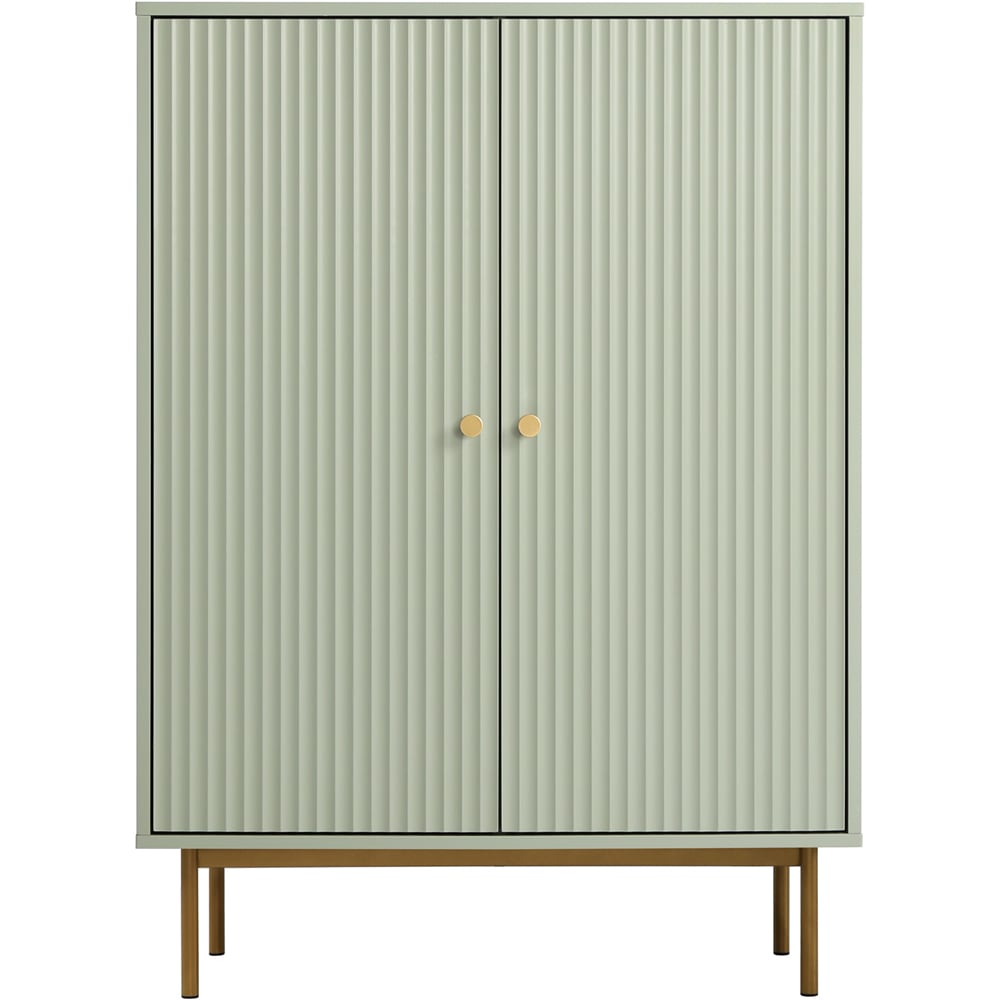 Devon 2 Door Sage Storage Cabinet Image 2