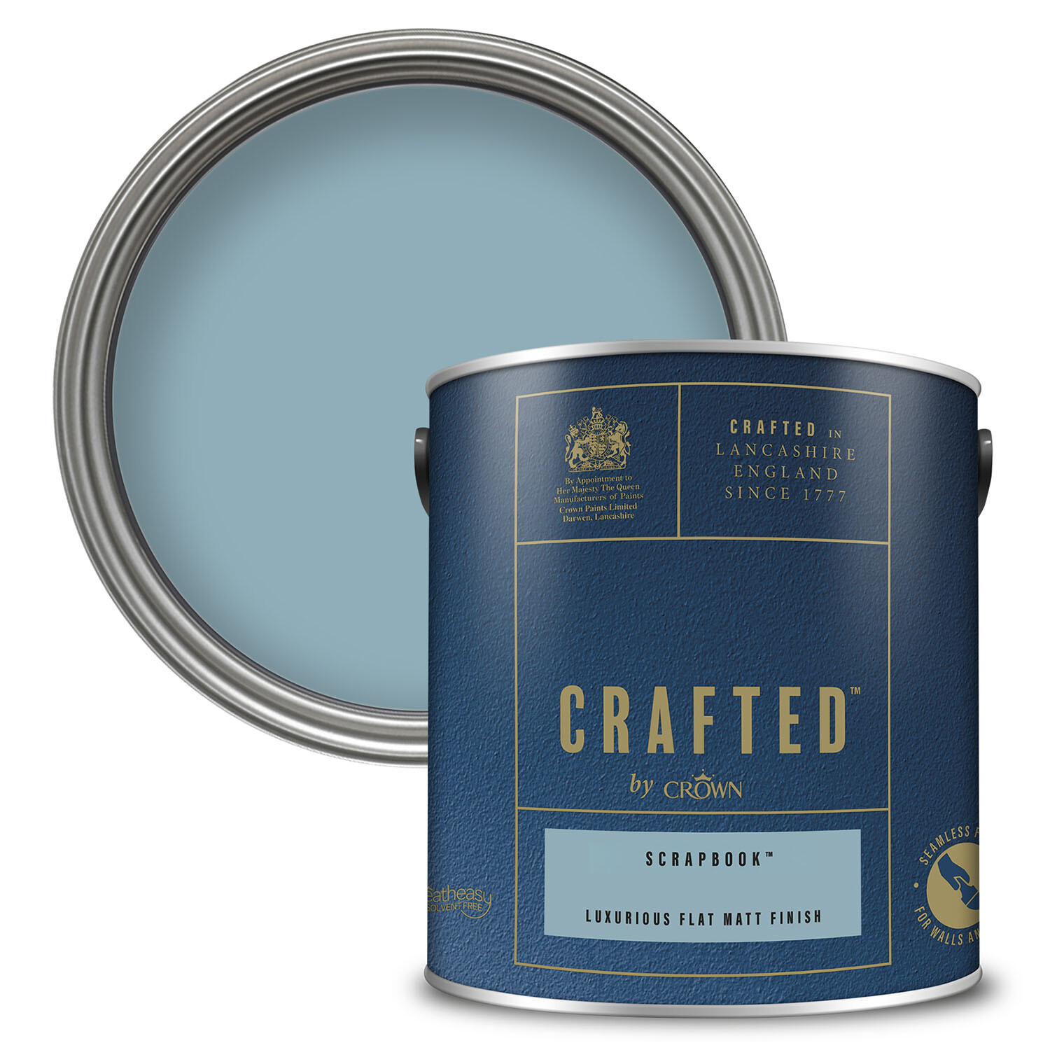 Crafted Flat Matt Paint 2.5L - Scrapbook Image 1