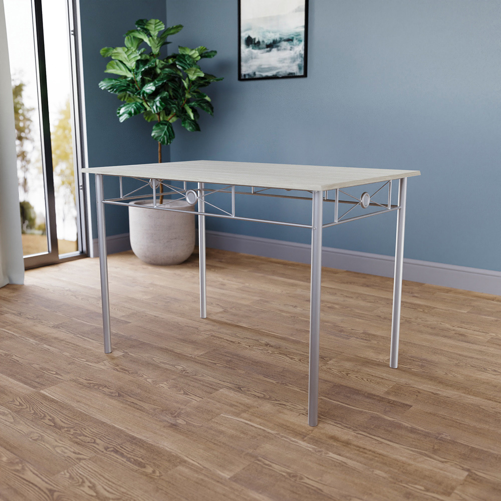 Vida Designs Roslyn 4 Seater Dining Set Oak Image 6