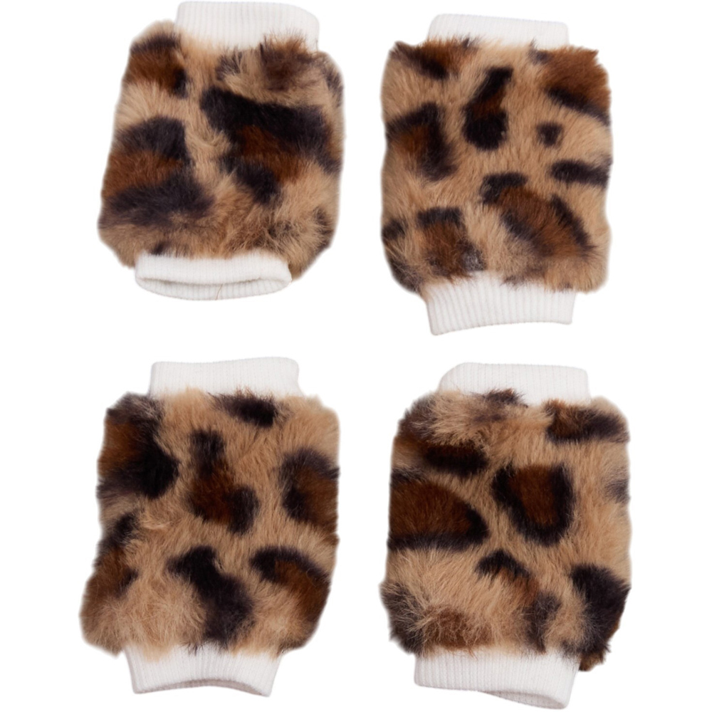 Fluffy Fabric Pet Leg Warmers Image 2