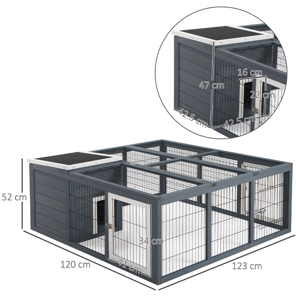 PawHut Pet Hutch Image 3