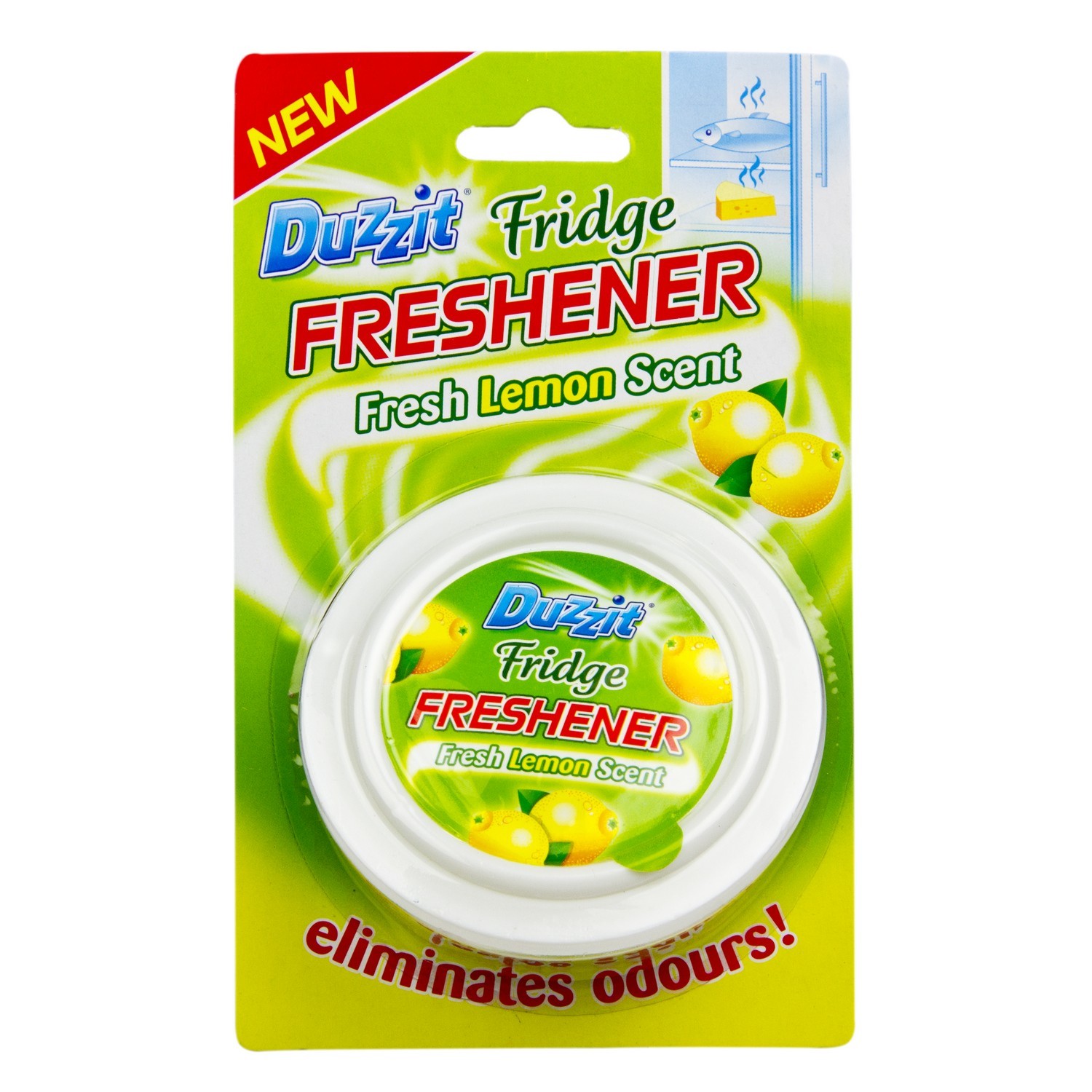 Duzzit Fresh Lemon Fridge Freshener Image 2