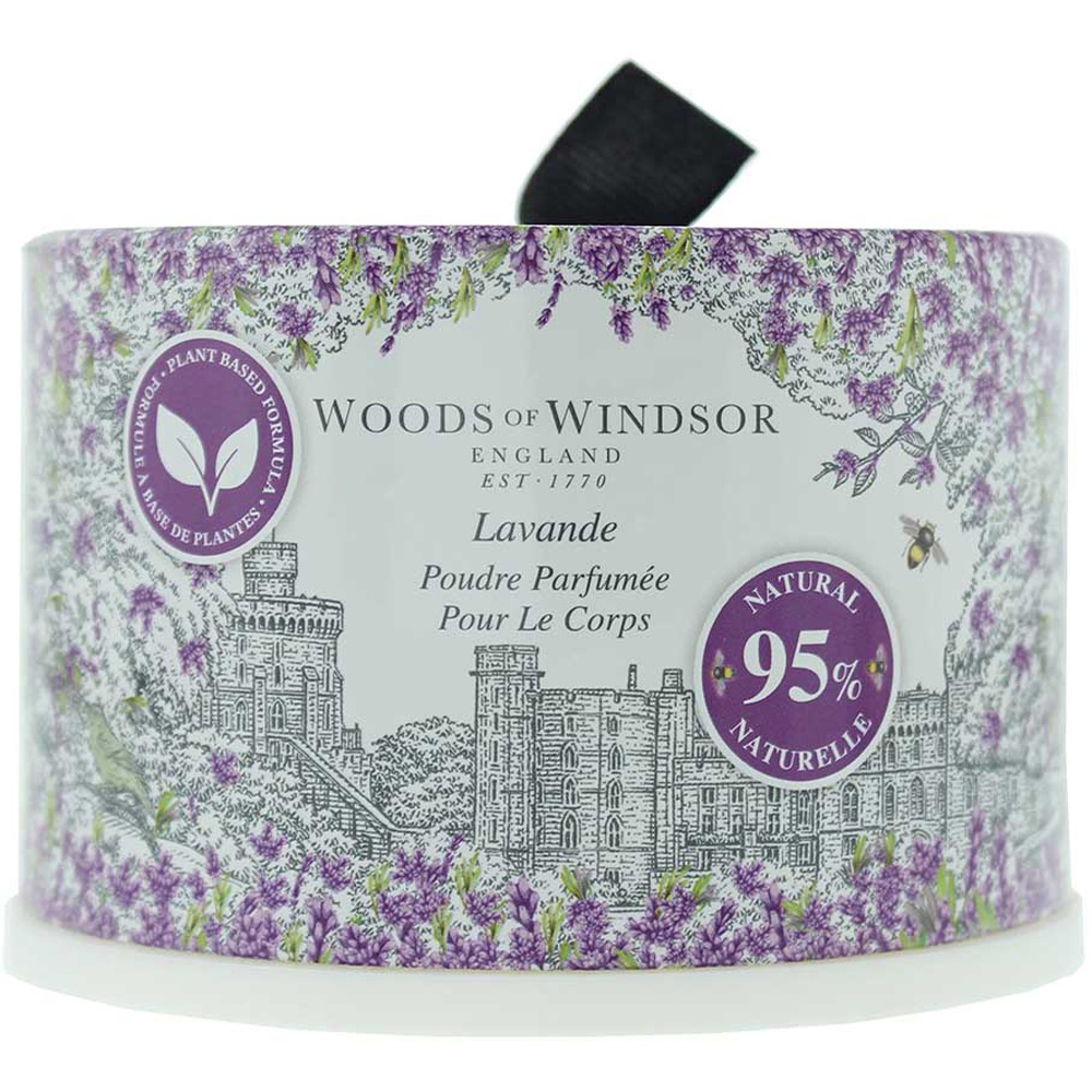 Woods Of Windsor English Lavender Talcum Powder 100g Image 1