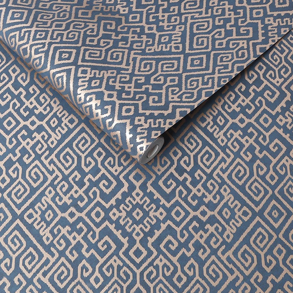 Sublime Bazaar Navy Wallpaper Image 2