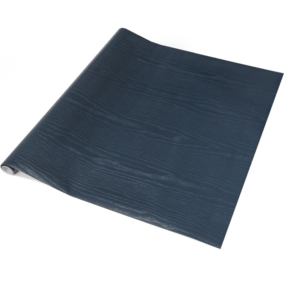 d-c-fix Wood Midnight Navy Sticky Back Plastic Vinyl Wrap Film 67.5cm x 5m Image 2