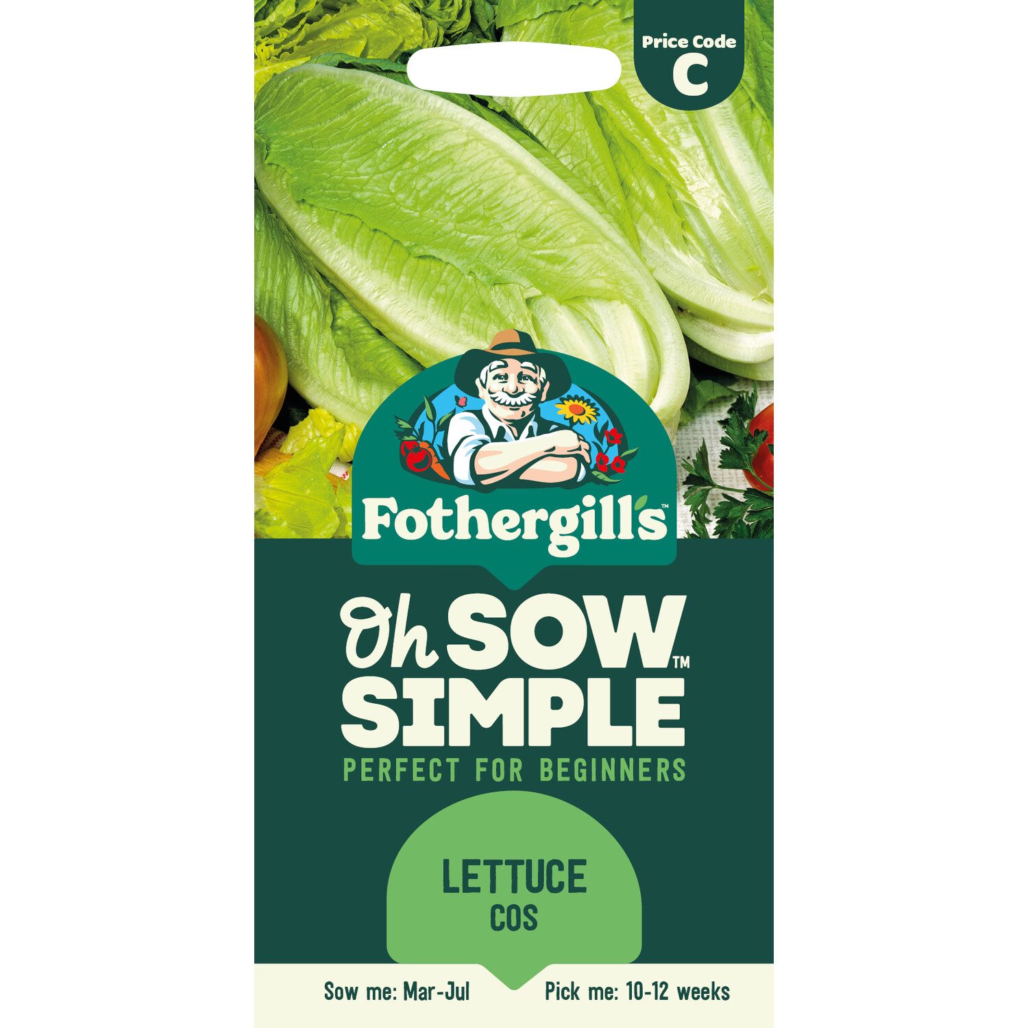 Lettuce Cos Seeds Image 1
