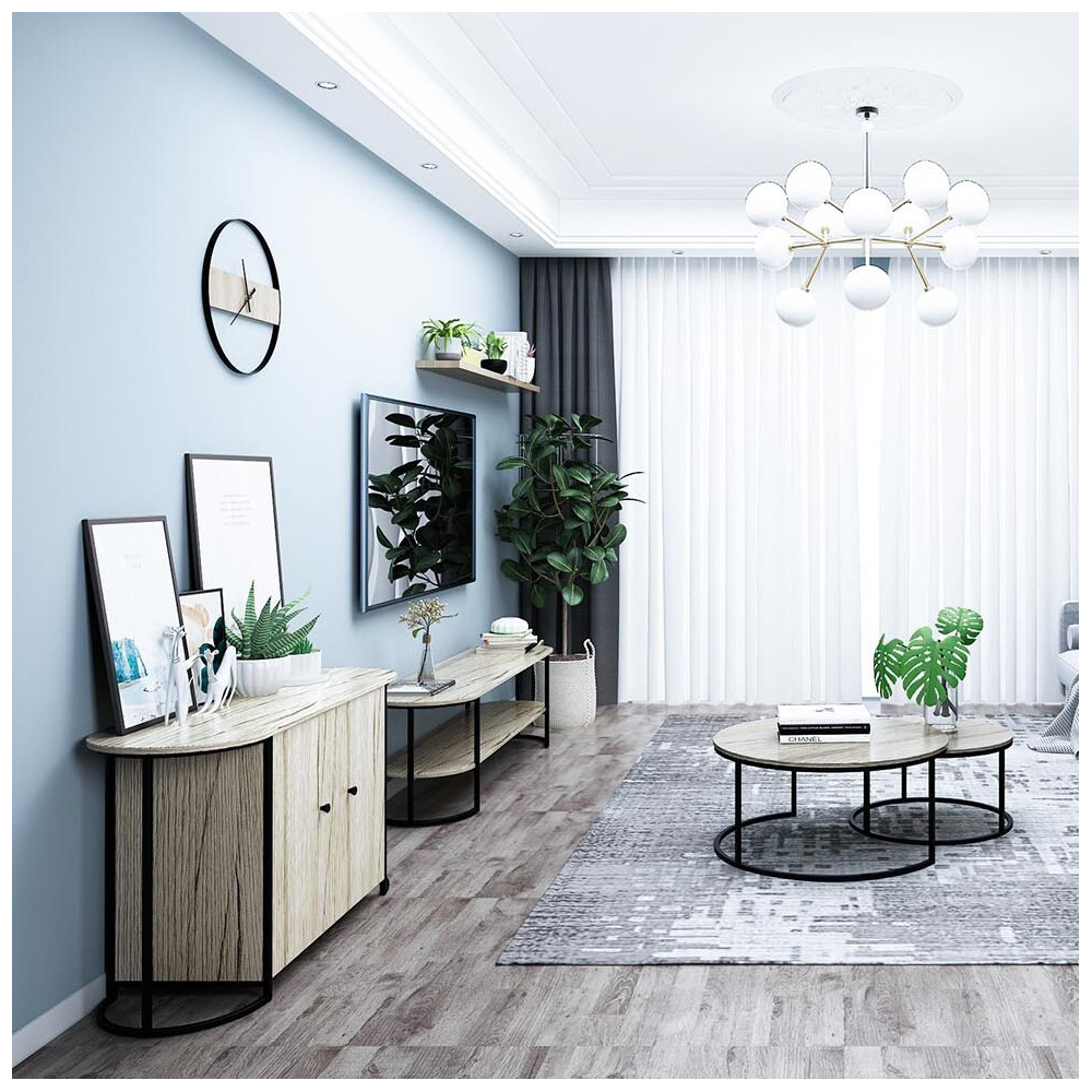 Marseille Light Oak TV Unit Image 5