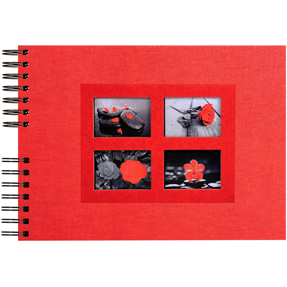 Exacompta Passion Red Spiral Photo Album 50 Sheets 100 Photos Image 2