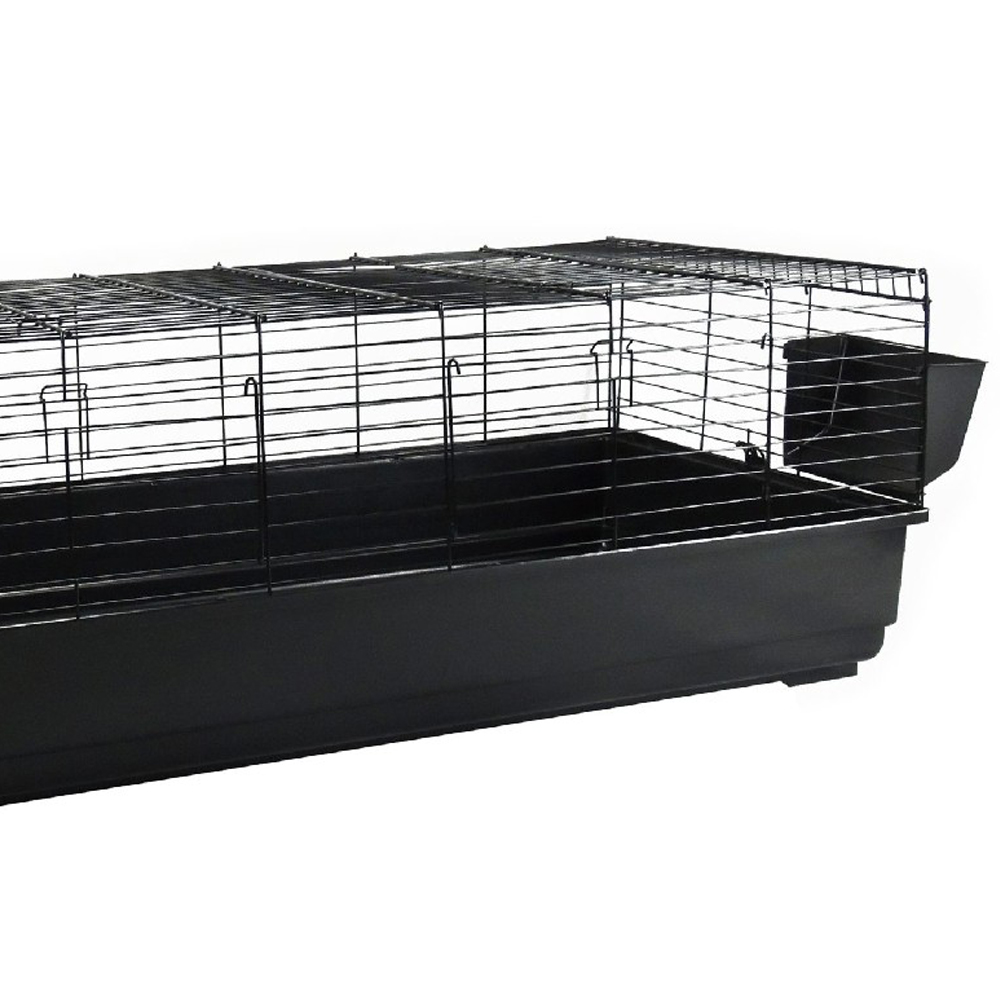 Little Friends Black Large Rabbit Cage 140cm Image 3